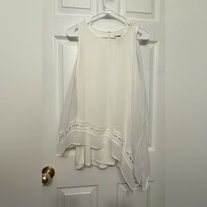 White House Black Market white tank